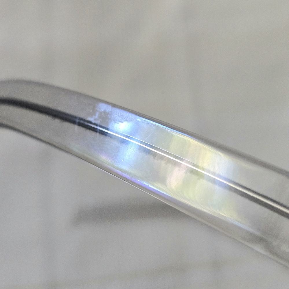 Prada Men's Transparent Gray Glasses - Picture 14 of 15